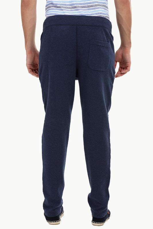 Heather Navy Pull On Sweatpants