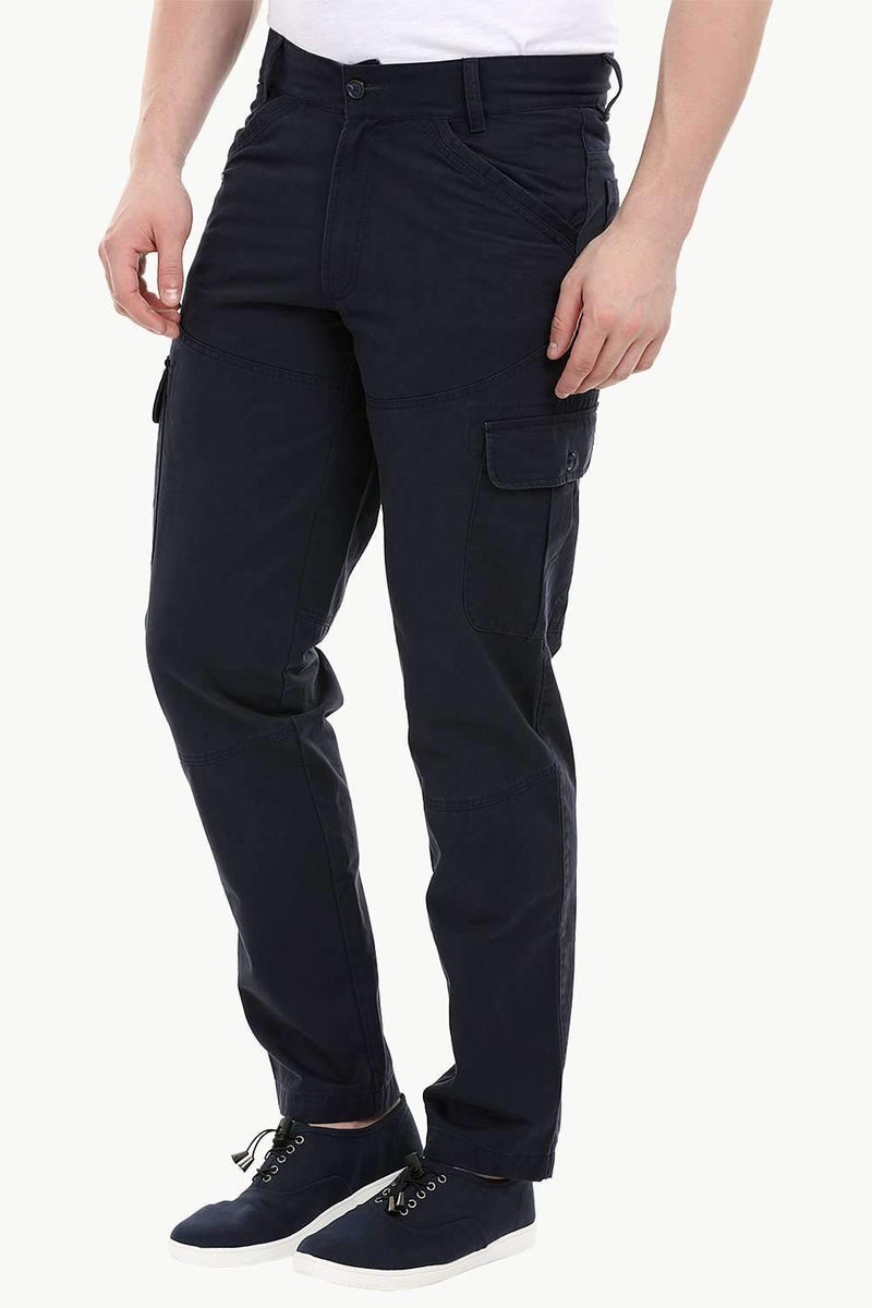 Men's Navy 6 Pocket Twill Cargo Pants