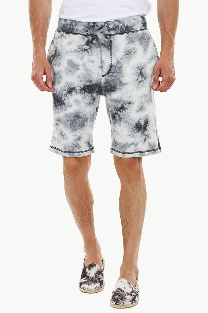 Mens Tie Dye Knit Lounge Shorts