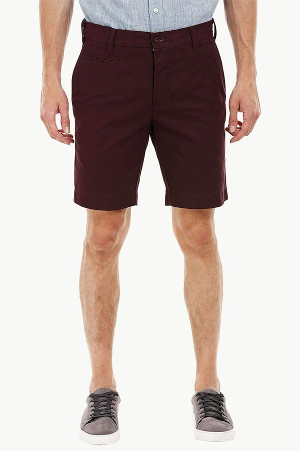 Mens Red Wine Summer Chino Shorts