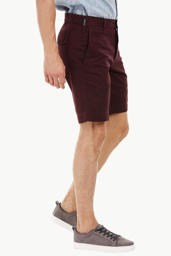 Mens Red Wine Summer Chino Shorts