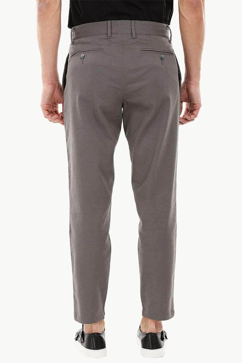Mens Slate Grey Pleated Pants