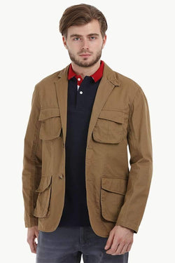 4 Pocket Rugged Khaki Blazer