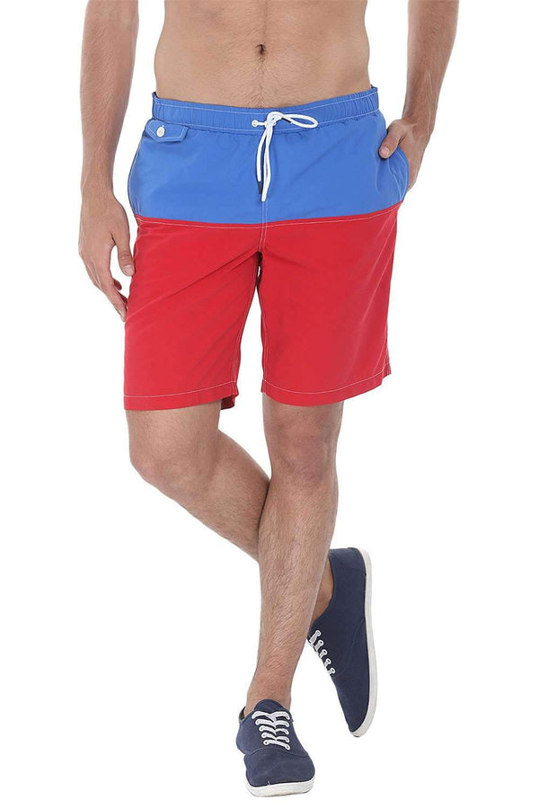 Bright Color Block With 9'' Inseam