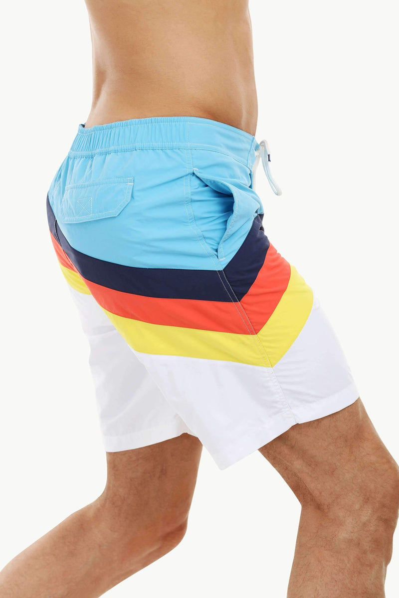 Mens Daytona Multicolour Quickdry Swimshorts
