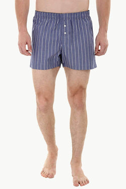Woven Stripe Boxer Shorts