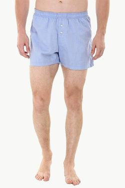 Woven Blue Boxer Shorts