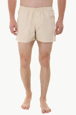 Elastic Band Brown Boxer Shorts