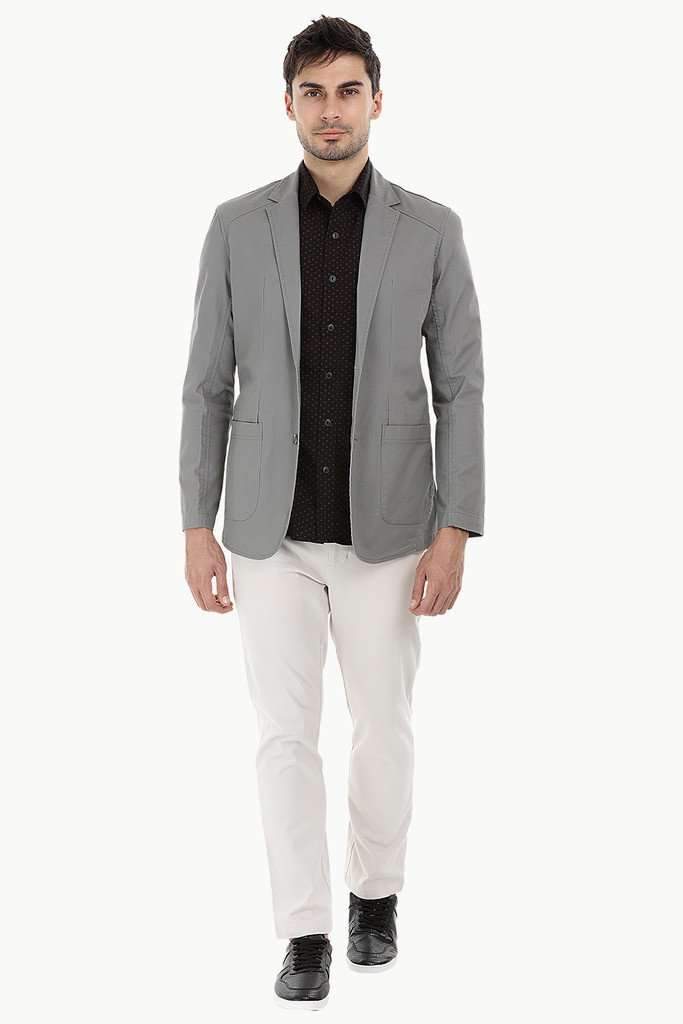 Suave Twill Casual Blazer