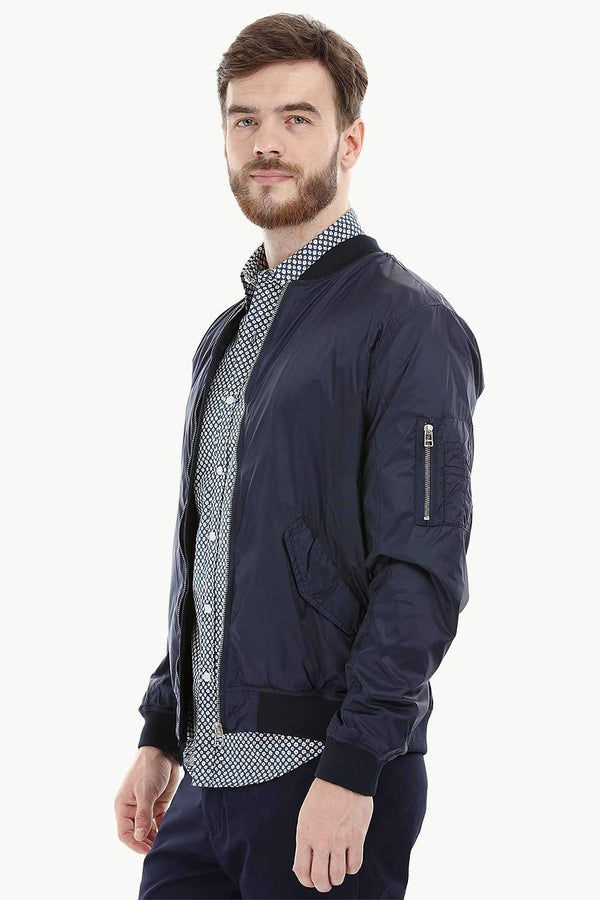 Lightweight Navy Bomber Jacket