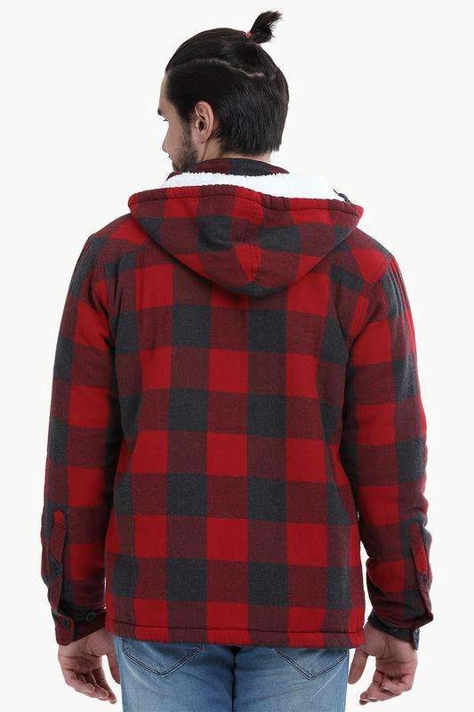 Lumberjack Sherpa Lined Hooded Jacket