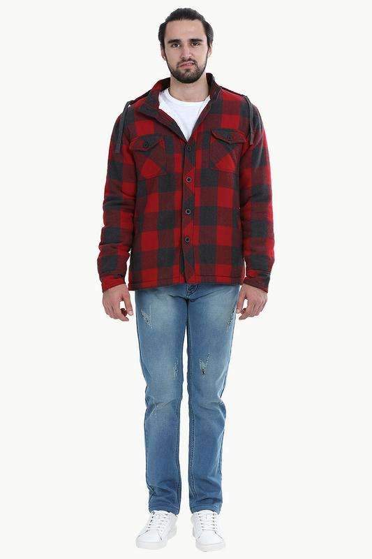 Lumberjack Sherpa Lined Hooded Jacket