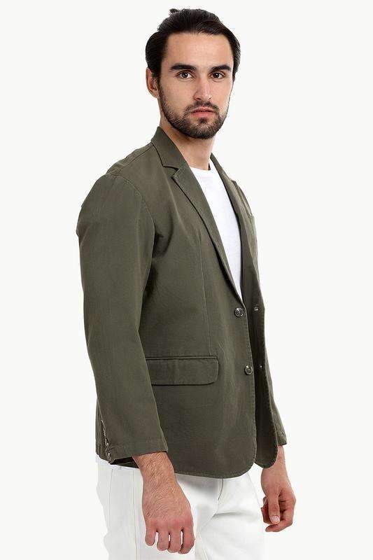 Solid Green Casual Summer Blazer – brinell