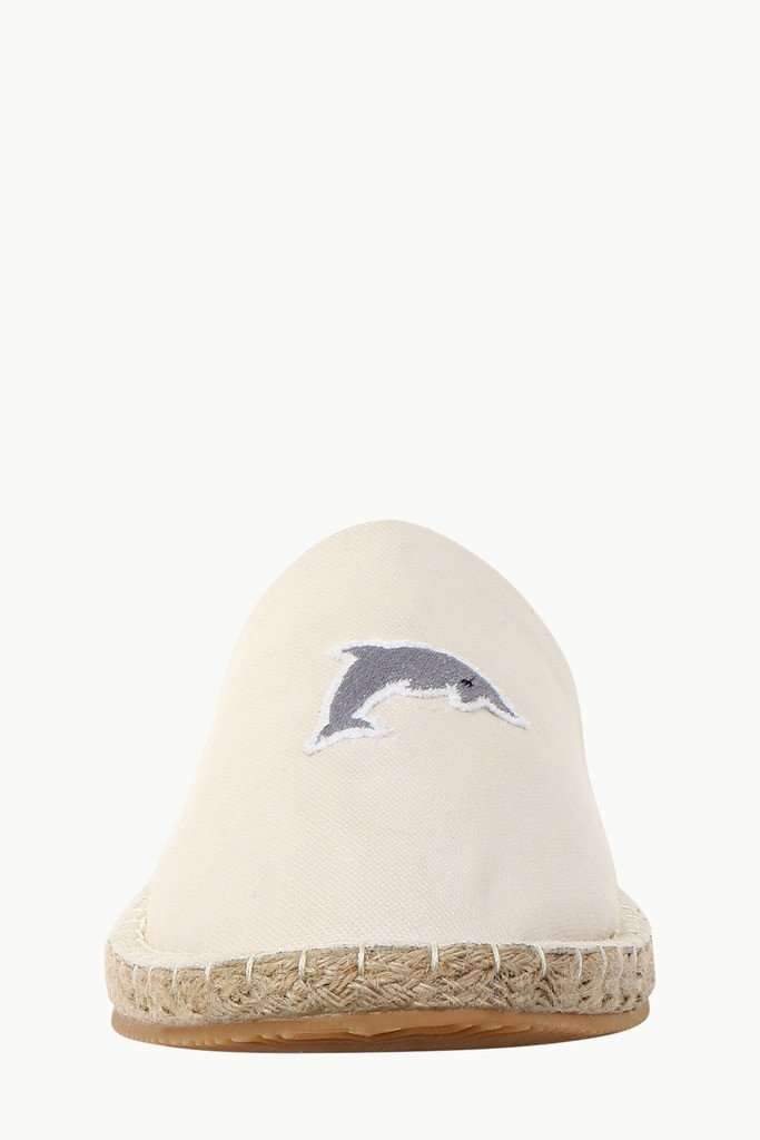 Dolphin Embroidered Espadrilles