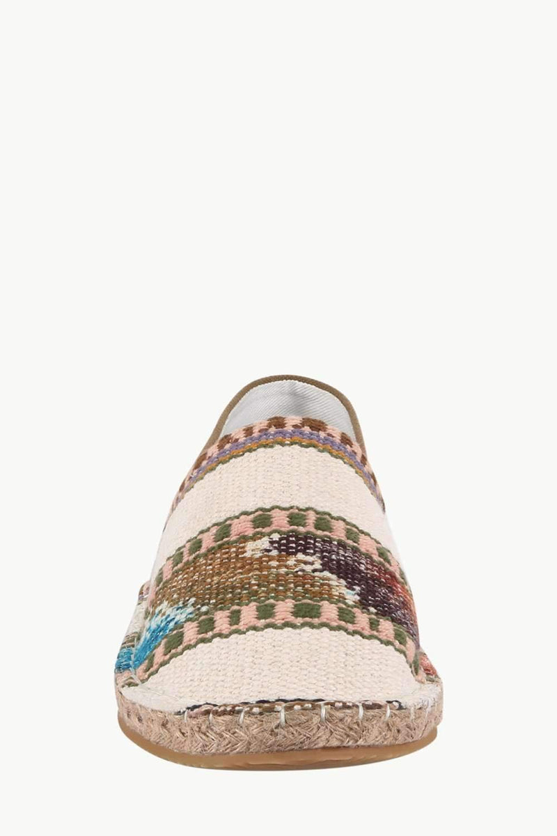 Mens Woven Ethnic Espadrilles