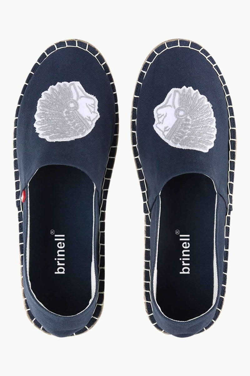 Mens Denim Indian Tag Espadrilles