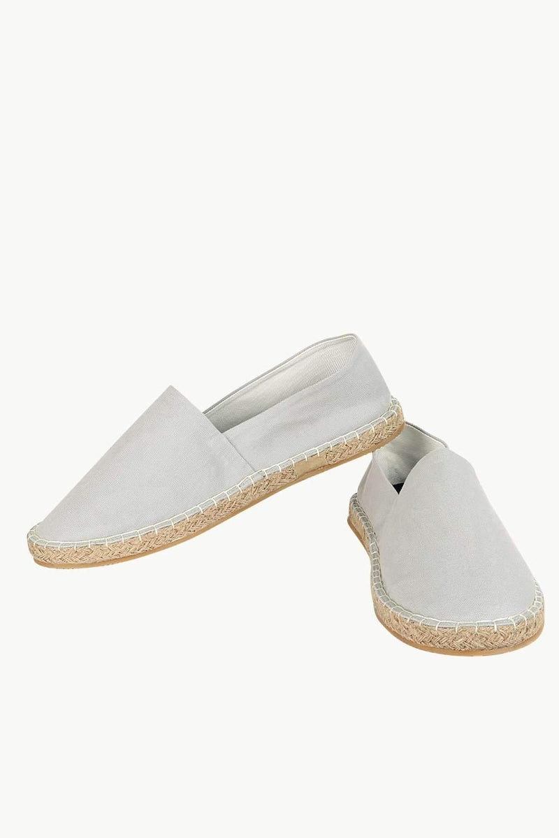 Men's Rust Grey Solid Espadrilles