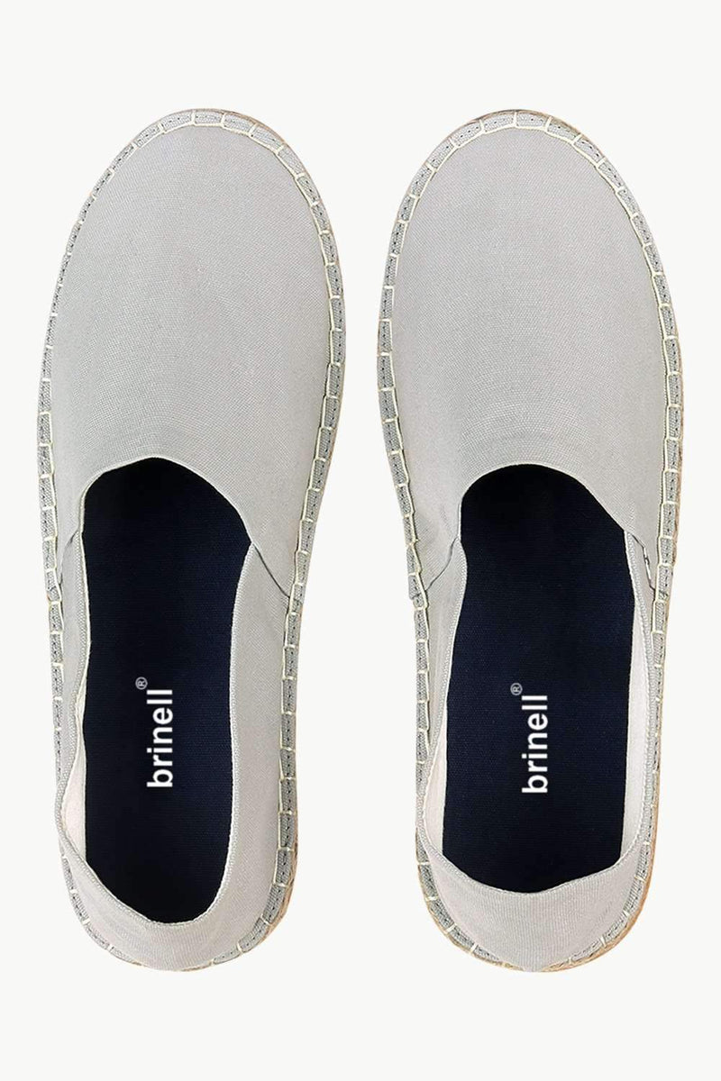 Men's Rust Grey Solid Espadrilles