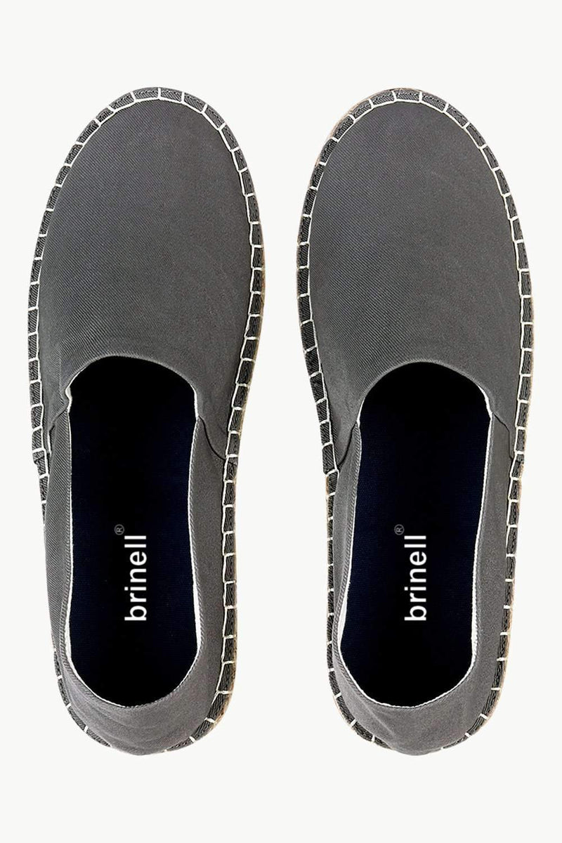 Men's Charcoal Solid Espadrilles