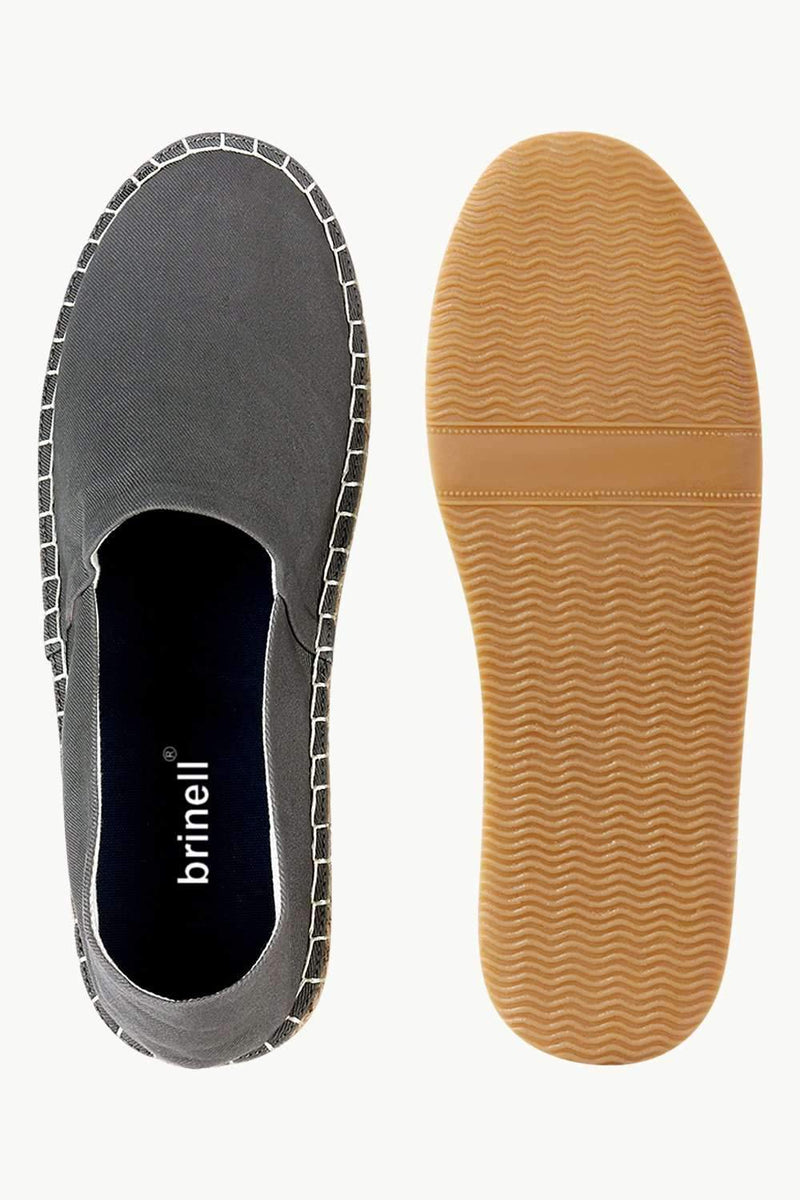Men's Charcoal Solid Espadrilles