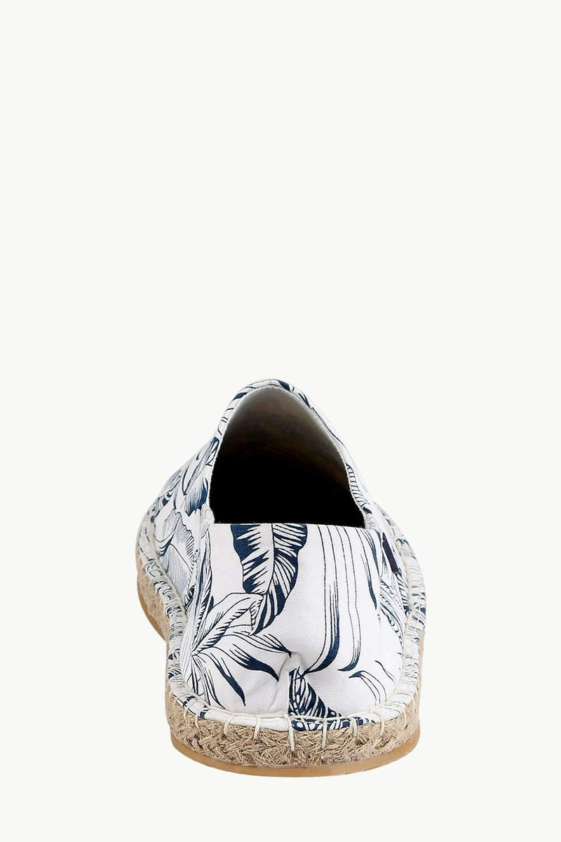 Men's Forest Print White Espadrilles