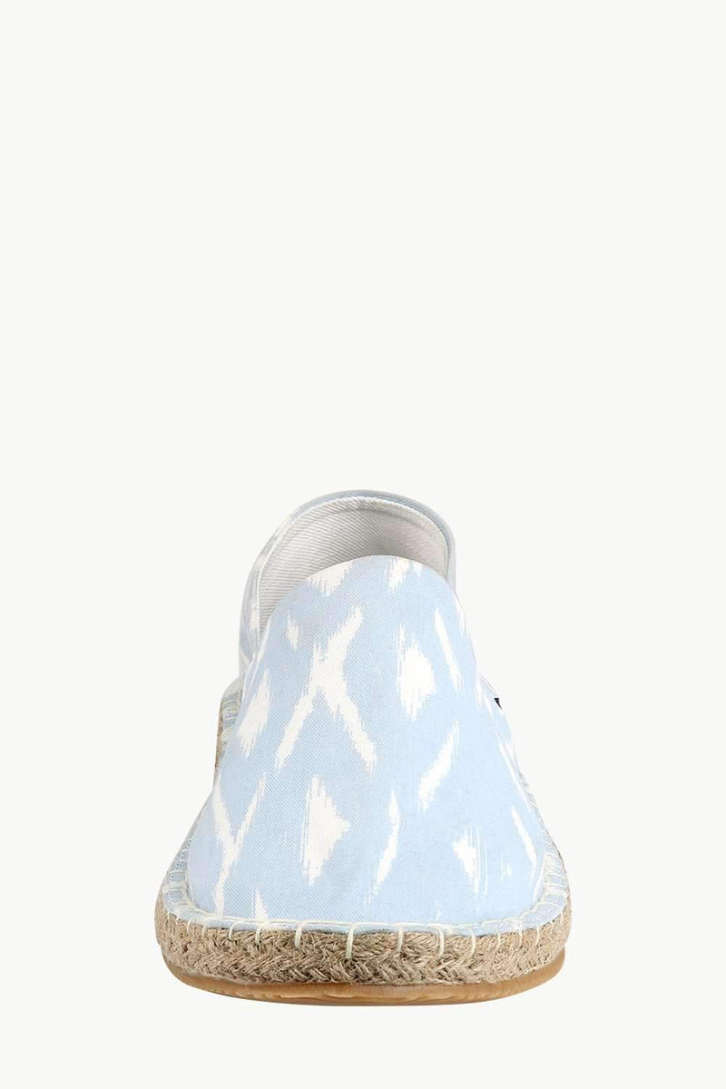 Men's Ikat Print Blue Espadrilles