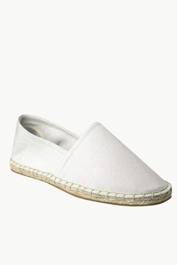 Men's Oatmeal Canvas Basque Espadrilles