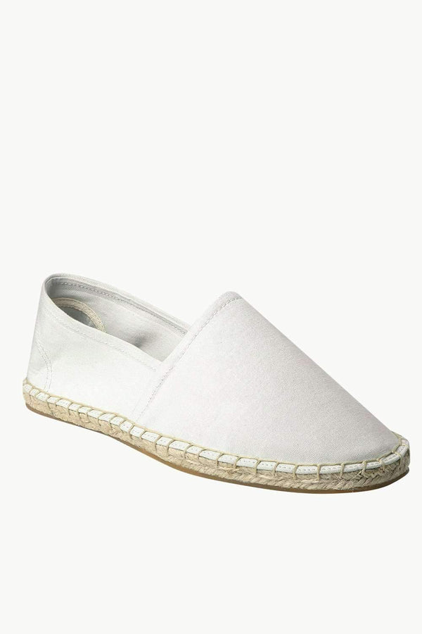 Men's Oatmeal Canvas Basque Espadrilles