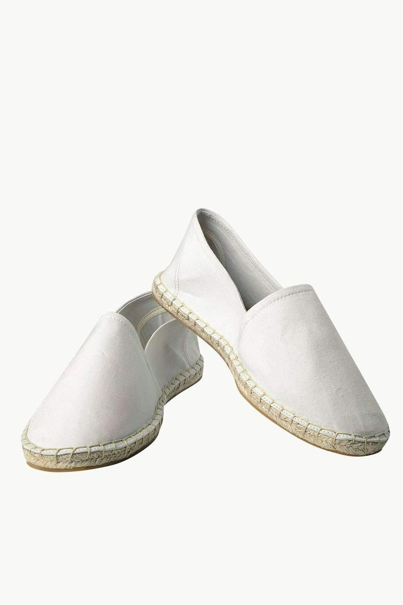 Men's Oatmeal Canvas Basque Espadrilles