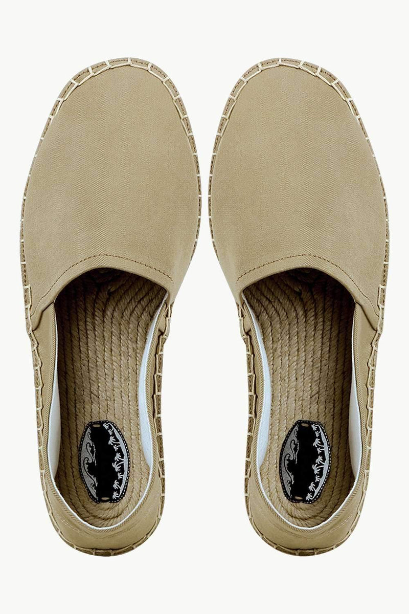 Men's Sand Canvas Basque Espadrilles