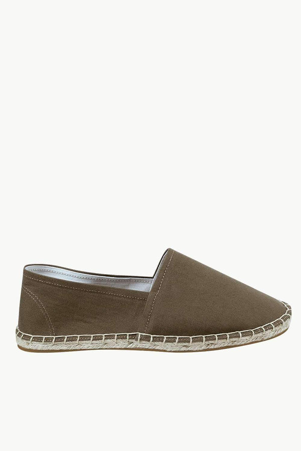 Men's Brown Canvas Basque Espadrilles