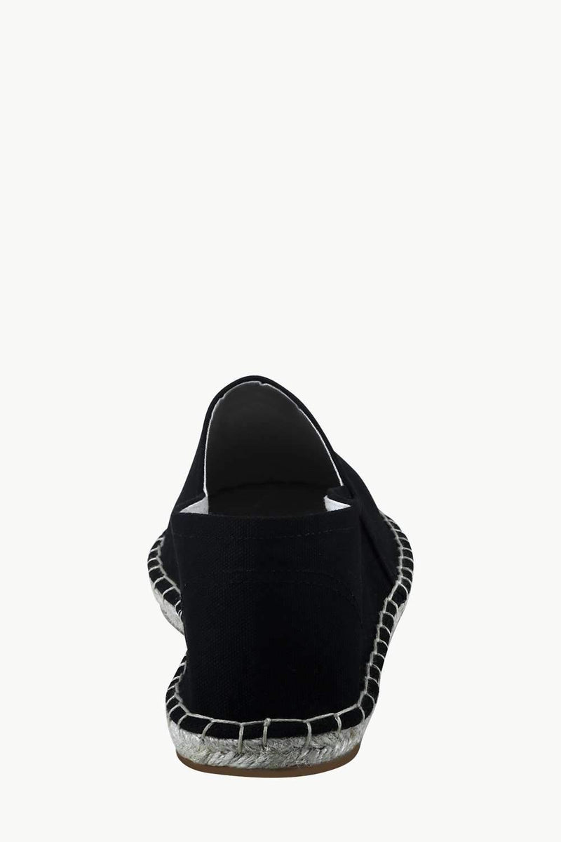 Men's Black Canvas Basque Espadrilles