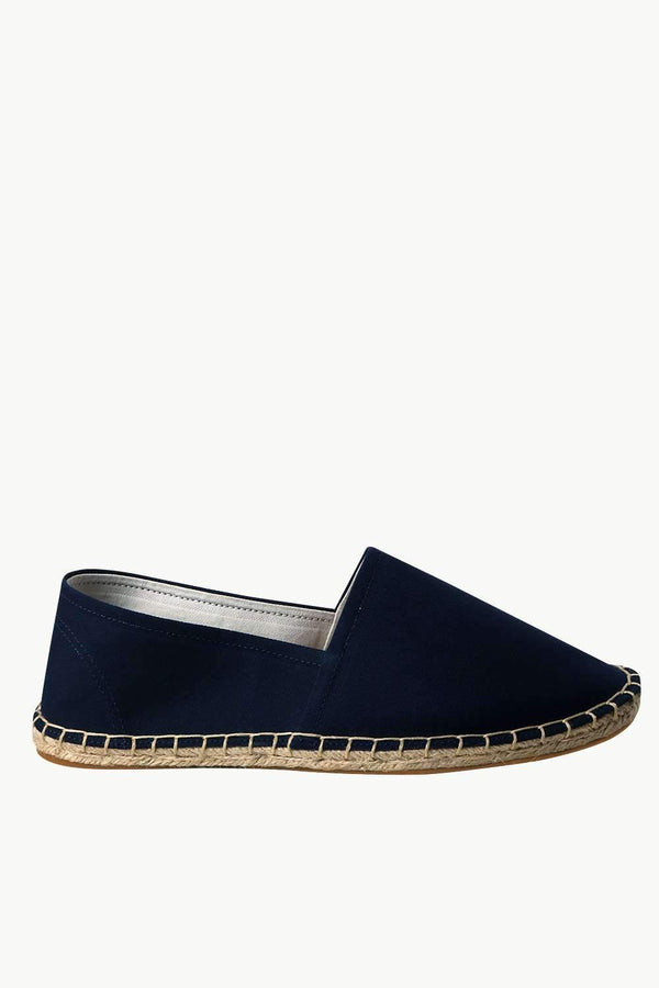 Men's Navy Canvas Basque Espadrilles