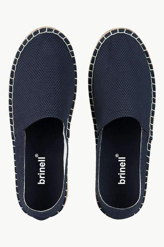 Men's Printed Navy Canvas Espadrilles