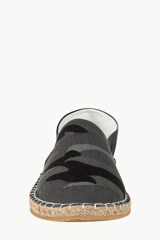 Men's Camouflage Print Canvas Espadrilles