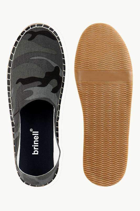 Men's Camouflage Print Canvas Espadrilles