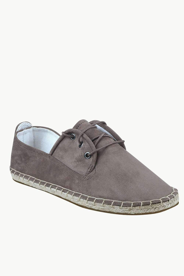 Men's Zinwaldite Suede Lace Up Espadrilles