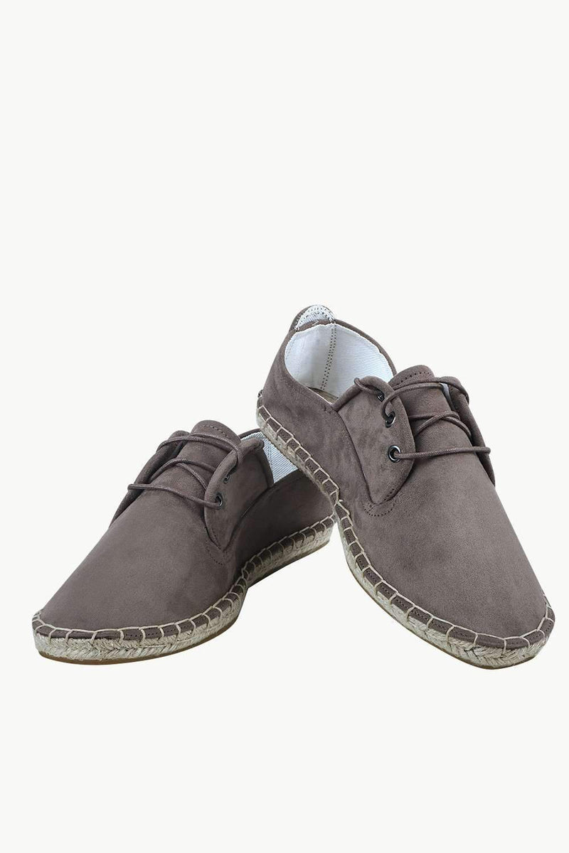 Men's Zinwaldite Suede Lace Up Espadrilles