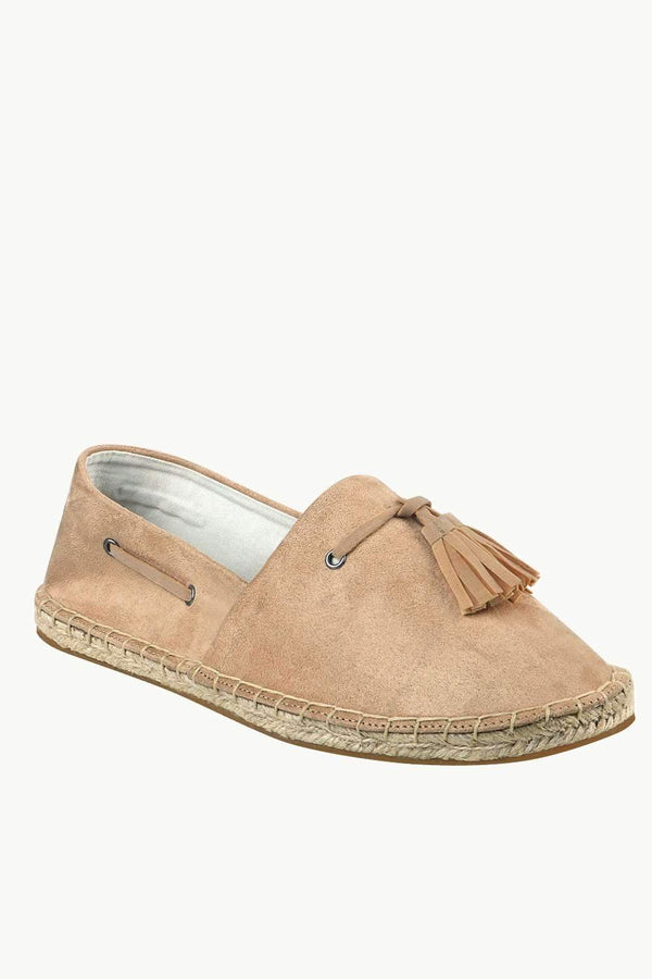 Men's Suede Tan Tassel Espadrilles