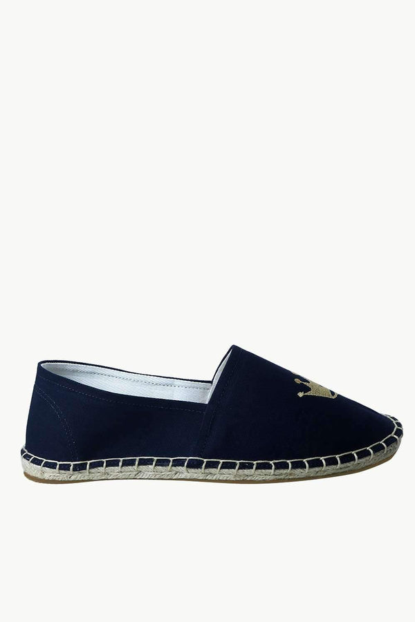 Men's Navy Crown Tag Espadrilles