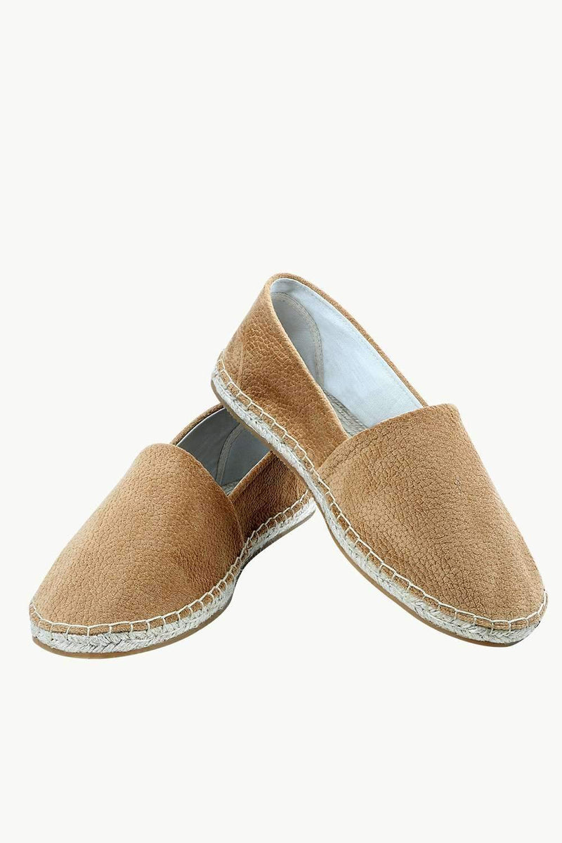 Men's Suede Tan Espadrilles