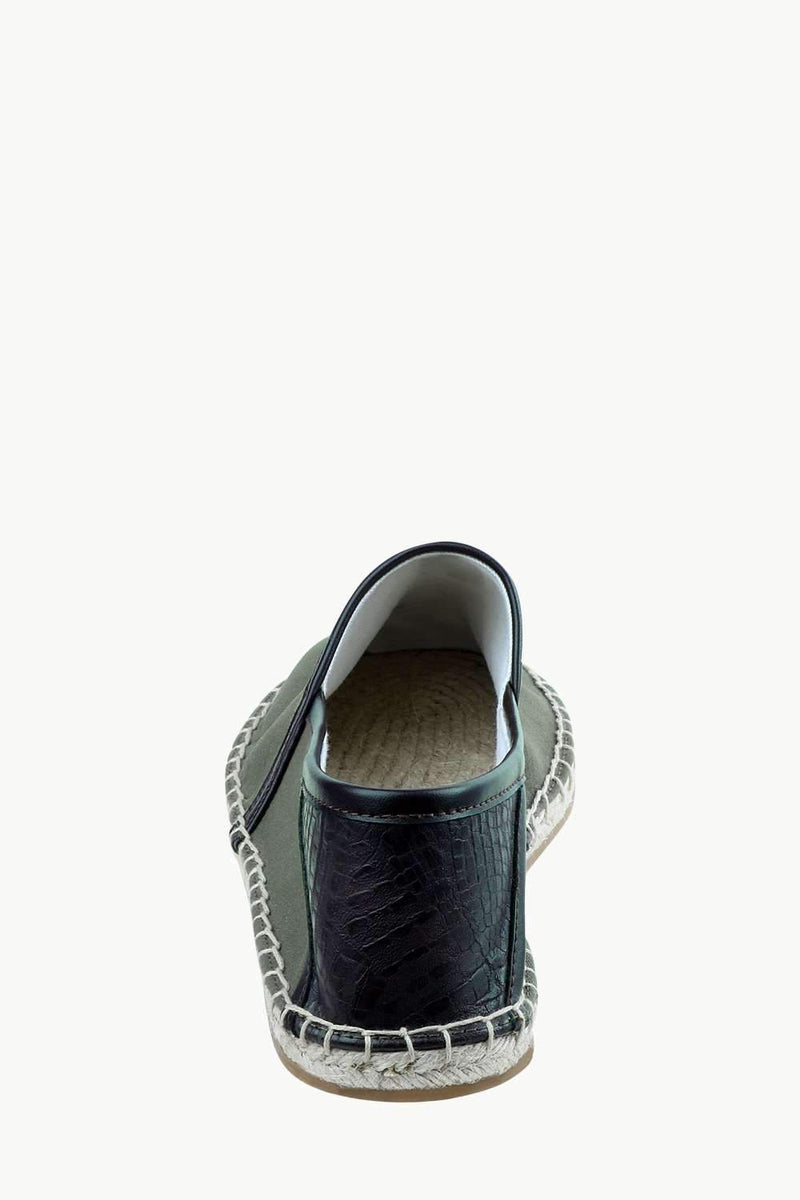 Men's Military Style Canvas Espadrilles