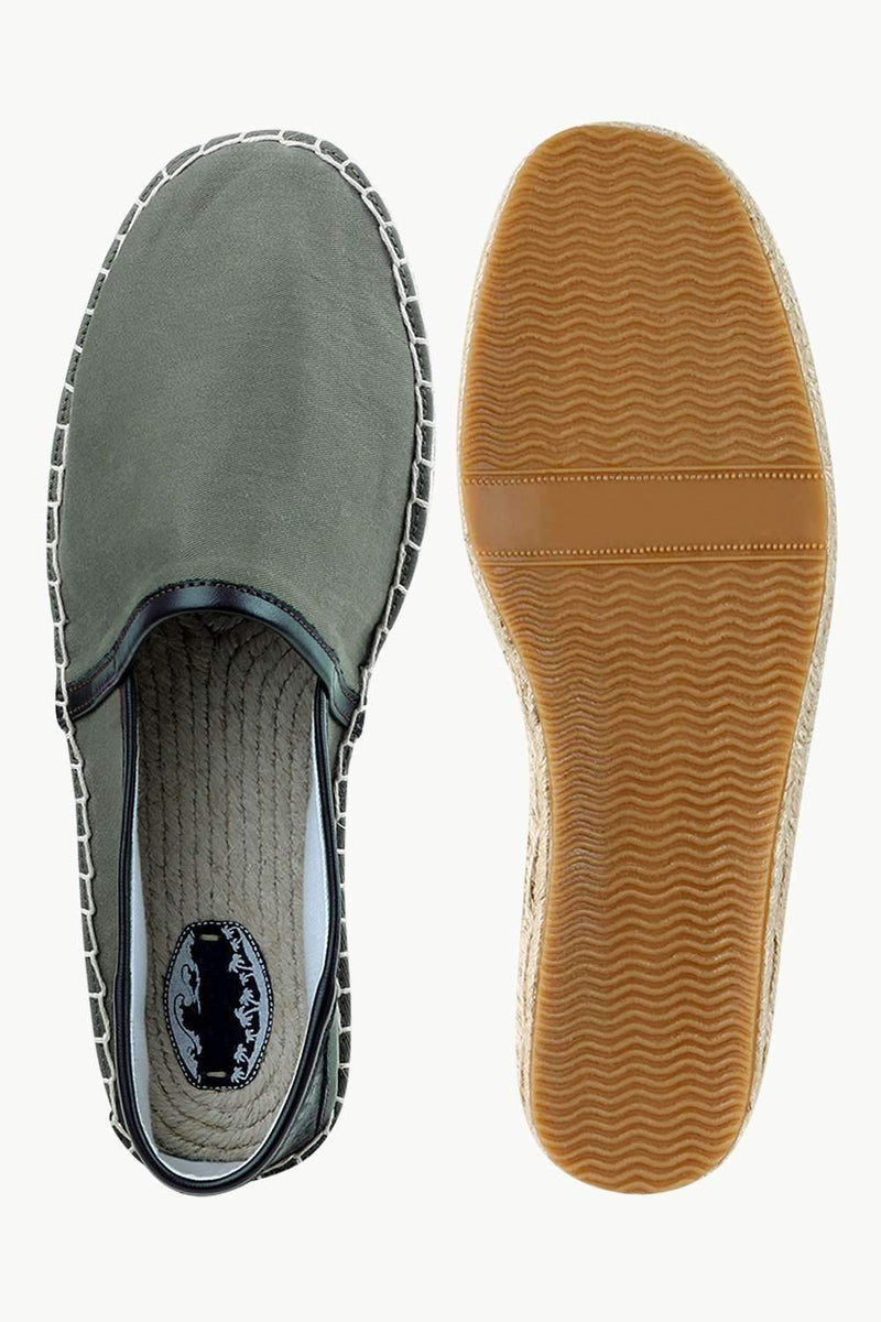 Men's Military Style Canvas Espadrilles