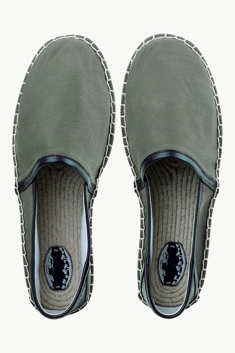 Men's Military Style Canvas Espadrilles