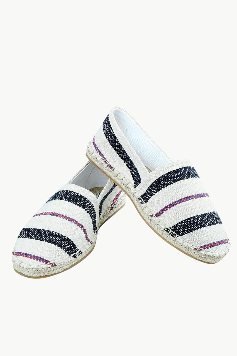Men's Knit Jacquard Stripe Espadrilles