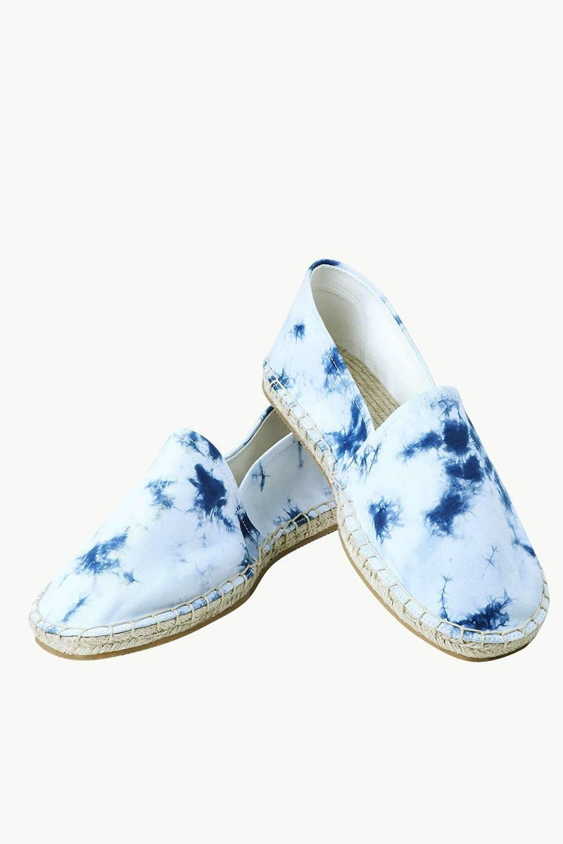 Men's Tie-Dye Pattern Espadrilles