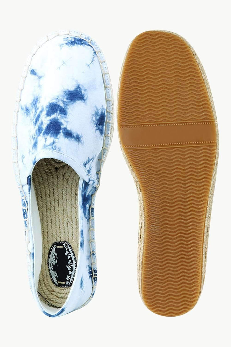 Men's Tie-Dye Pattern Espadrilles