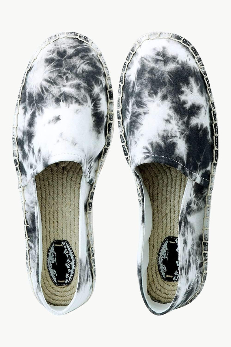 Men's Blotch Tie-Dye Pattern Espadrilles
