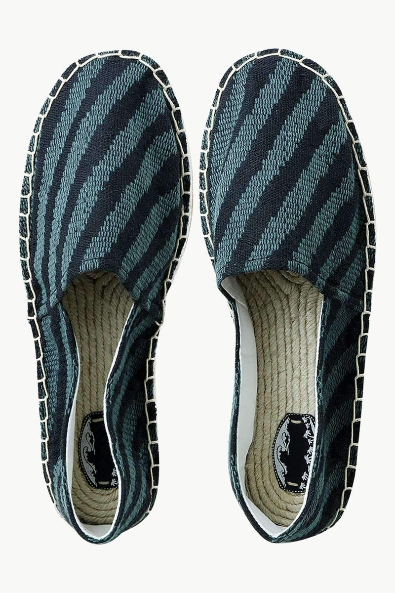 Men's Casual Stripe Knit Summer Espadrilles