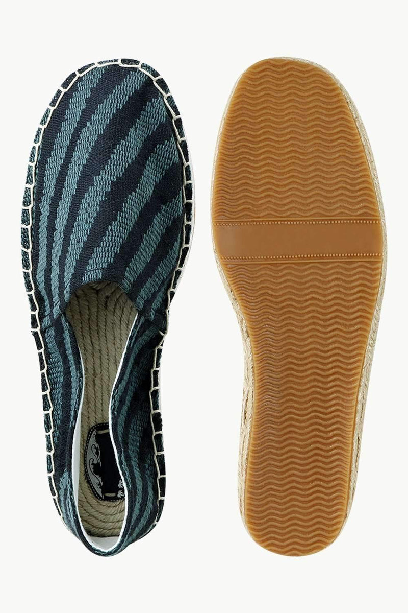 Men's Casual Stripe Knit Summer Espadrilles